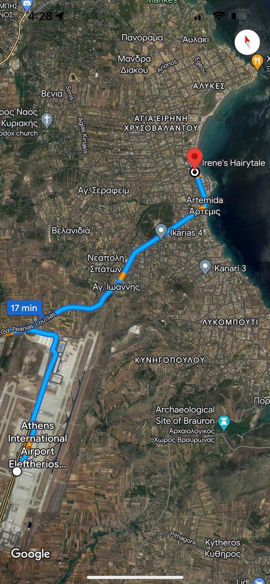 Sunmer Apartment 1Minute From Sea, 15 Min From The Airport Artemis City Center Kültér fotó